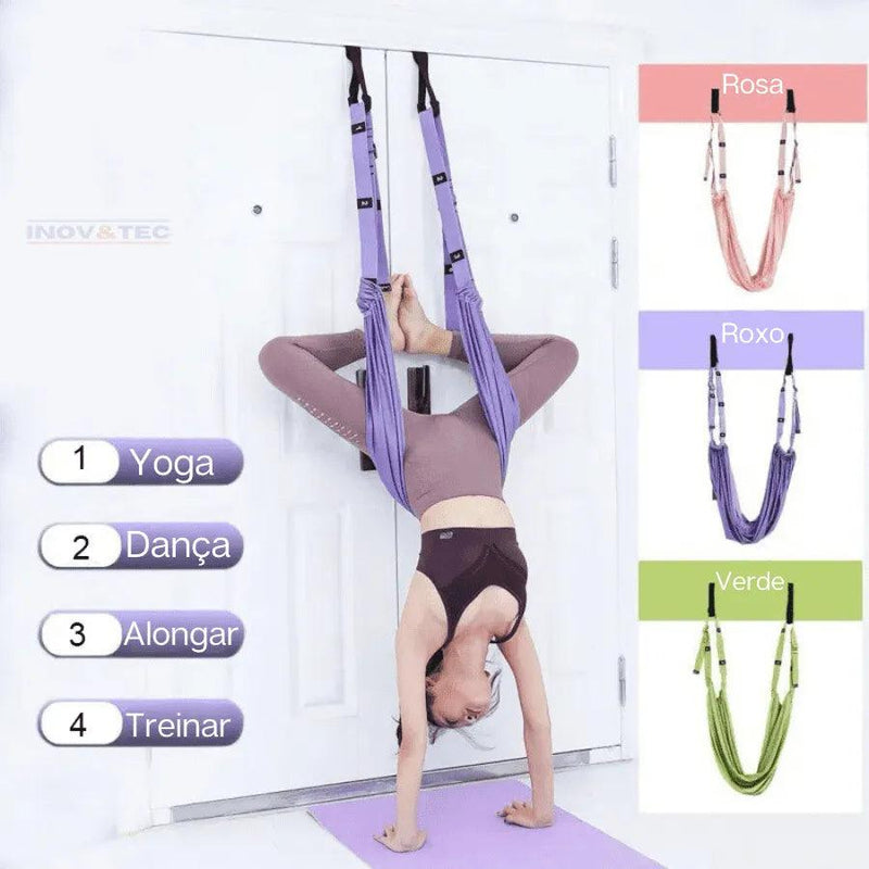 Corda de Yoga Profissional ZenFLEX Para Alivio de Dores Nas Costas e Alongamento - Último dia com 50% Off - Ponto Exato 