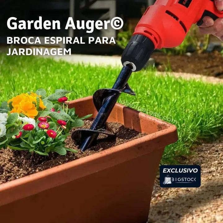 Broca Espiral Garden Auger© - Prepare o Terreno Perfeito Para Suas Plantas Florescerem em Tempo Recorde - Ponto Exato 