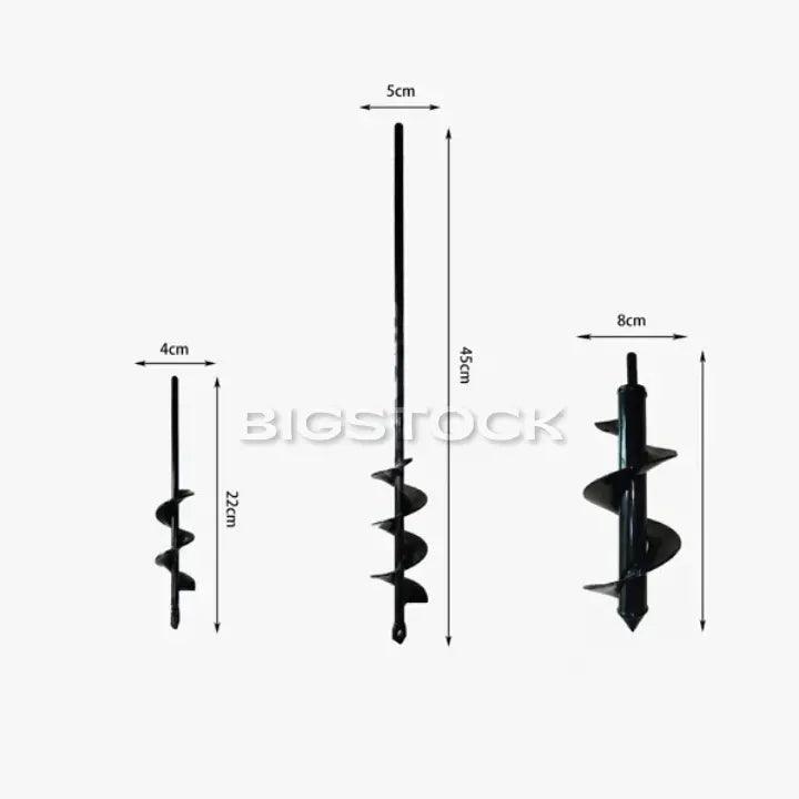 Broca Espiral Garden Auger© - Prepare o Terreno Perfeito Para Suas Plantas Florescerem em Tempo Recorde - Ponto Exato 