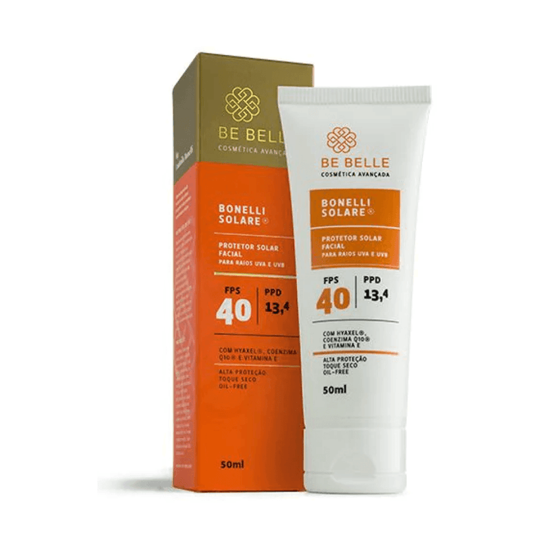 PROTETOR SOLAR FACIAL - BONELLI SOLARE - 50ML - Ponto Exato 