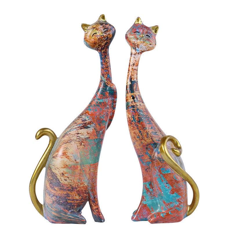 Ornamento Gatos em Cores - OFERTA LEVE 2 PAGUE 1 - Ponto Exato 