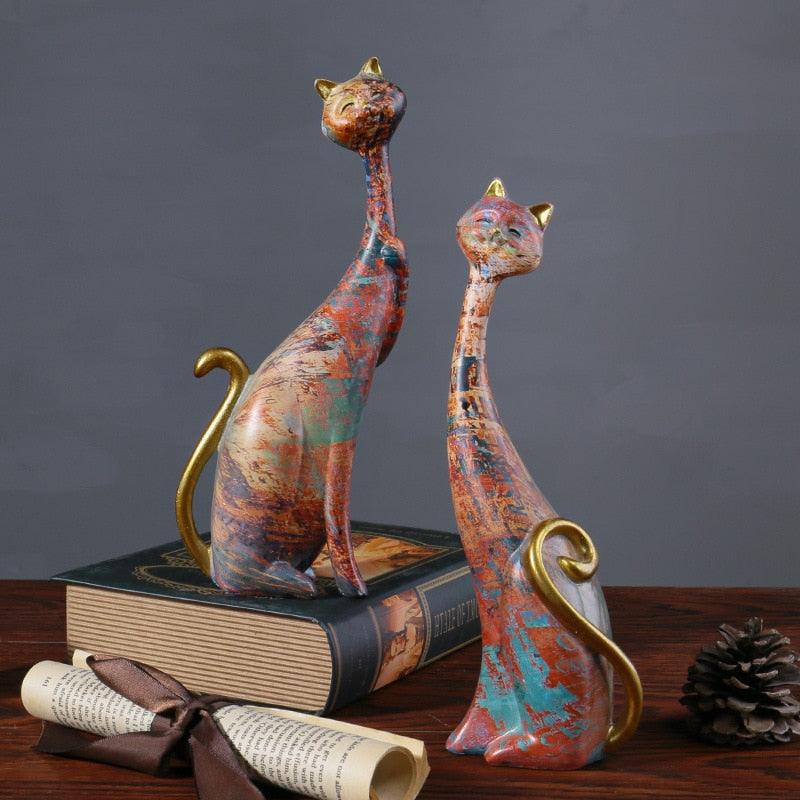 Ornamento Gatos em Cores - OFERTA LEVE 2 PAGUE 1 - Ponto Exato 