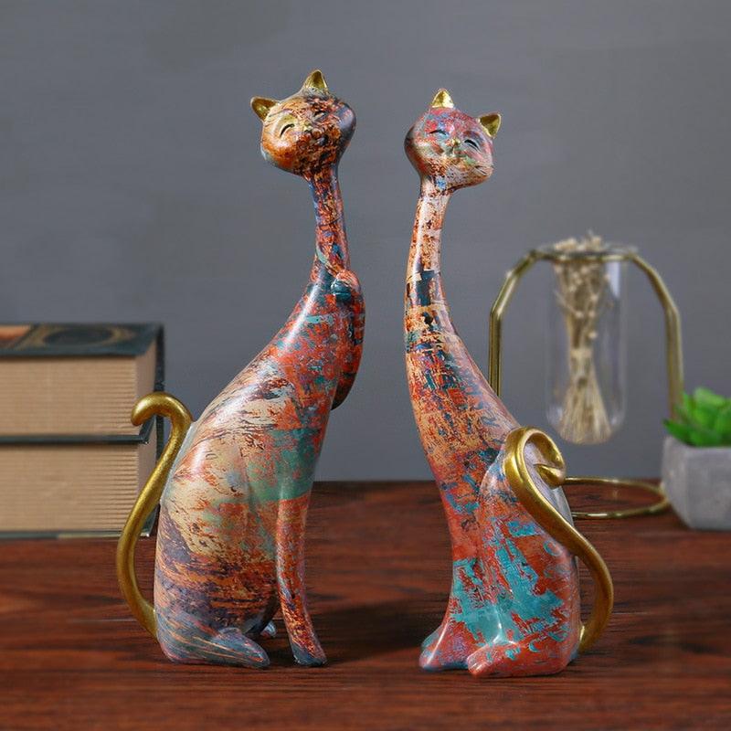 Ornamento Gatos em Cores - OFERTA LEVE 2 PAGUE 1 - Ponto Exato 