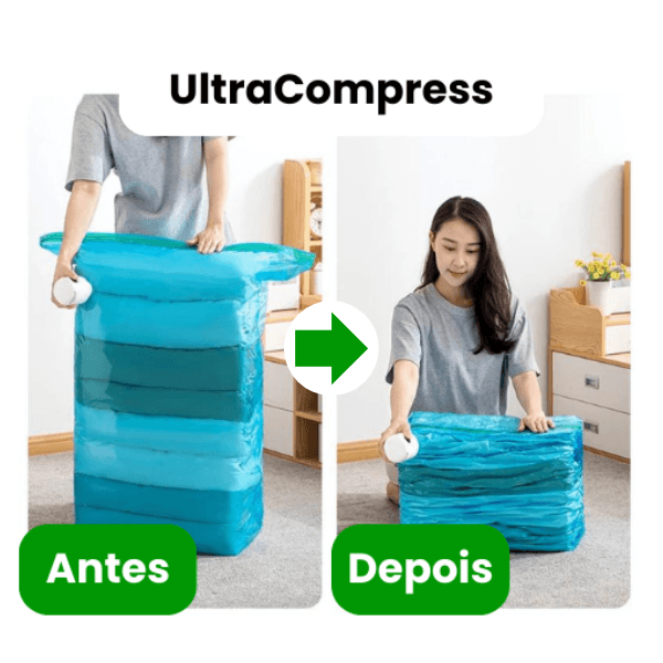 UltraCompress + Sacolas reutilizáveis